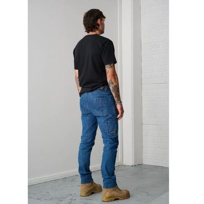 x/dmg x01/Denim Relaxed Straight Leg Jean