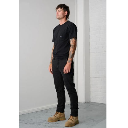 x/dmg x01/Denim Relaxed Straight Leg Jean
