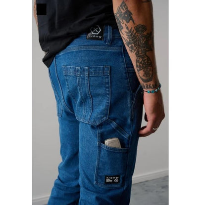 x/dmg x01/Denim Relaxed Straight Leg Jean