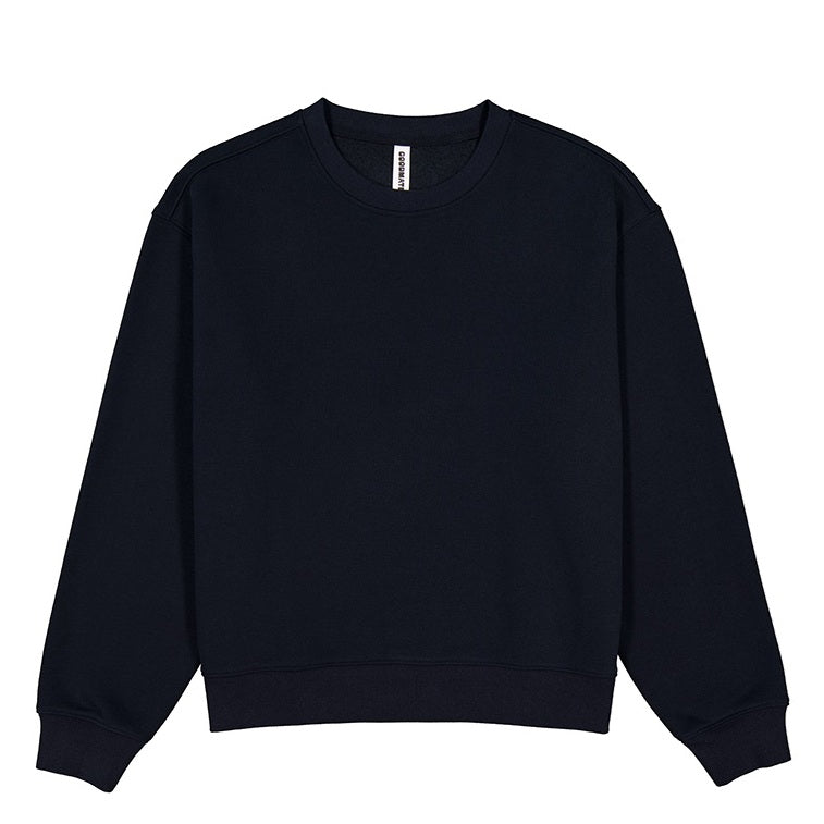 Navy GOODMATES X2007W Womens Everyday Crew Sweatshirt
