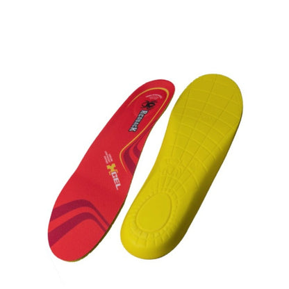 Red and yellow antibacterial Redback XCEL Extra Comfort Insoles