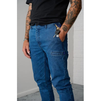 x/dmg x01/Denim Relaxed Straight Leg Jean