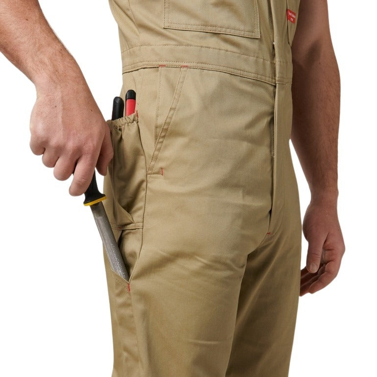 Hard Yakka Y01555 Foundations Cotton Drill Action Back Overall