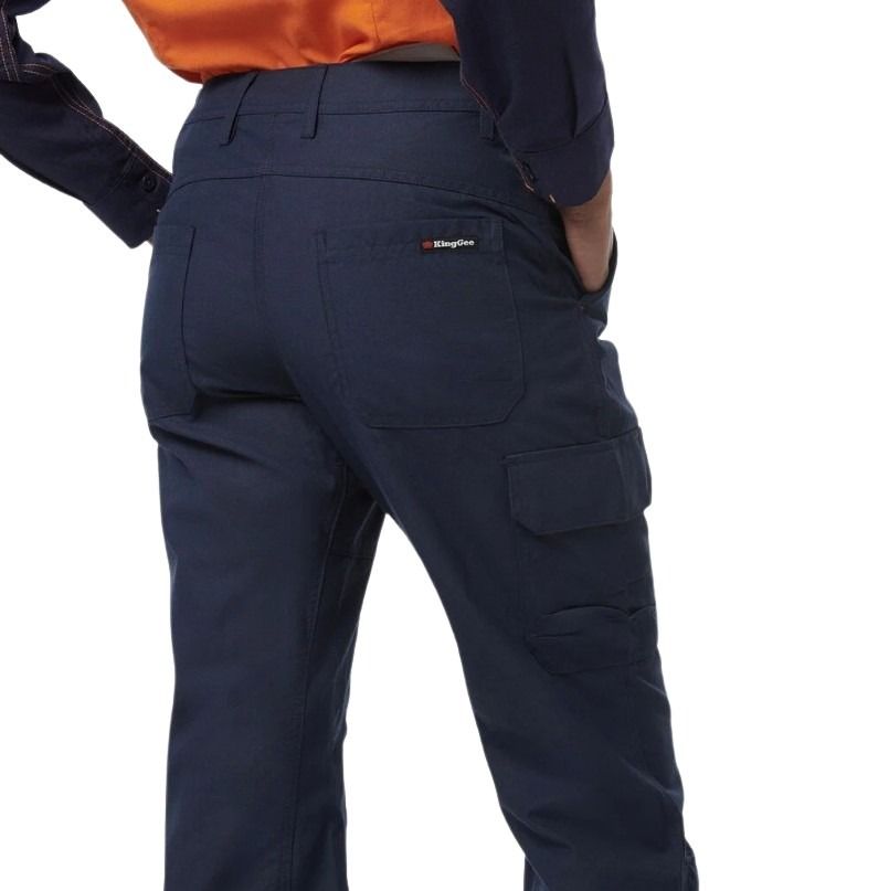 KingGee Y02320 Womens Shieldtec FR Flat Front Cargo Pant With Tape