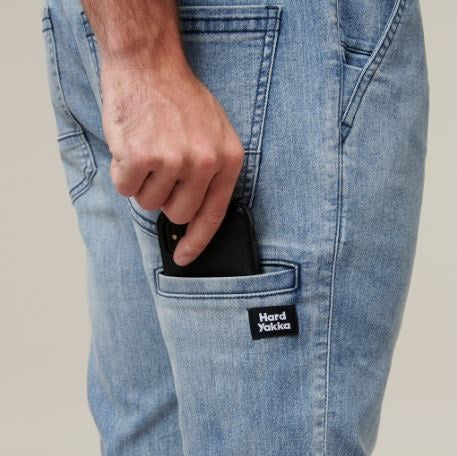 Hard Yakka Y02551 Active Denim Cuff Jogger