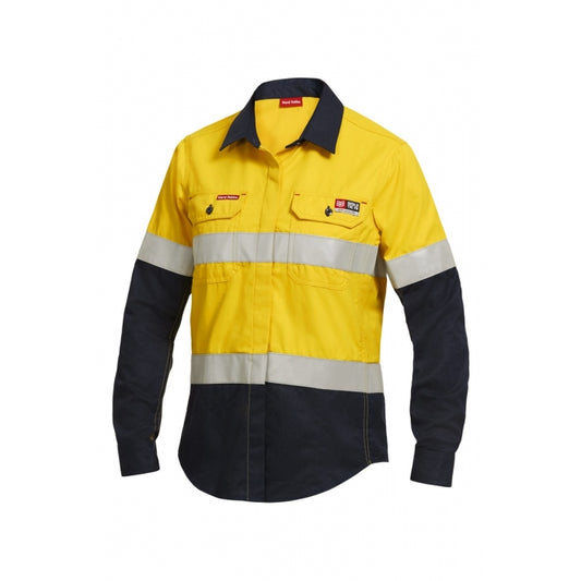 KingGee Y04050 Womens Shieldtec FR HiVis Shirt