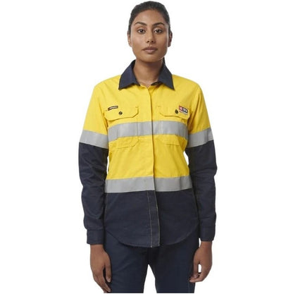 KingGee Y04050 Womens Shieldtec FR HiVis Shirt