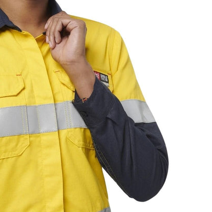 KingGee Y04050 Womens Shieldtec FR HiVis Shirt