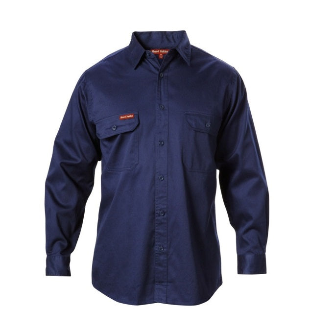Hard Yakka Y07500 Cotton Drill Shirt Long Sleeve
