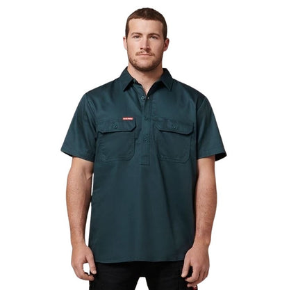 Hard Yakka Y07540 Short Sleeve Closed Front Shirt
