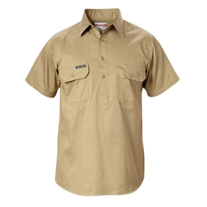 Hard Yakka Y07540 Short Sleeve Closed Front Shirt