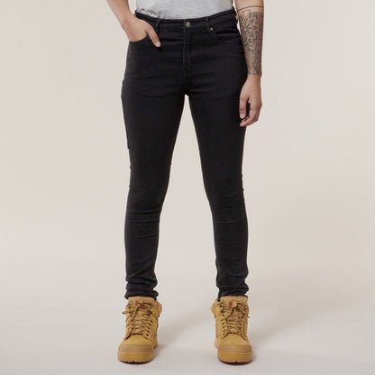 Hard Yakka Y08227 Women's High Waisted Slim Fit Jegging