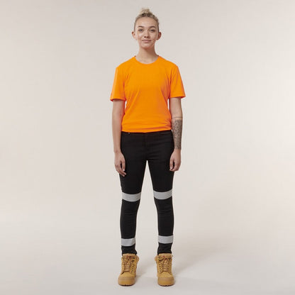 Hard Yakka Y08302 Women's High Waisted Slim Fit Jegging