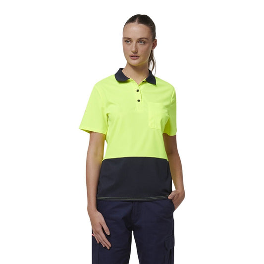 Hard Yakka Y08601 Womens Short Sleeve Hi Vis Polo