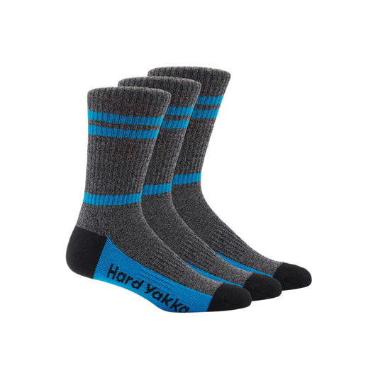 Hard Yakka Y08606 Womens 3PK Crew Socks