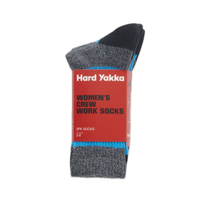 Hard Yakka Y08606 Womens 3PK Crew Socks