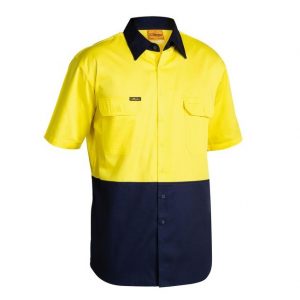 Bisley BS1895 Two Tone Cool Lightweight Drill S/S Shirt