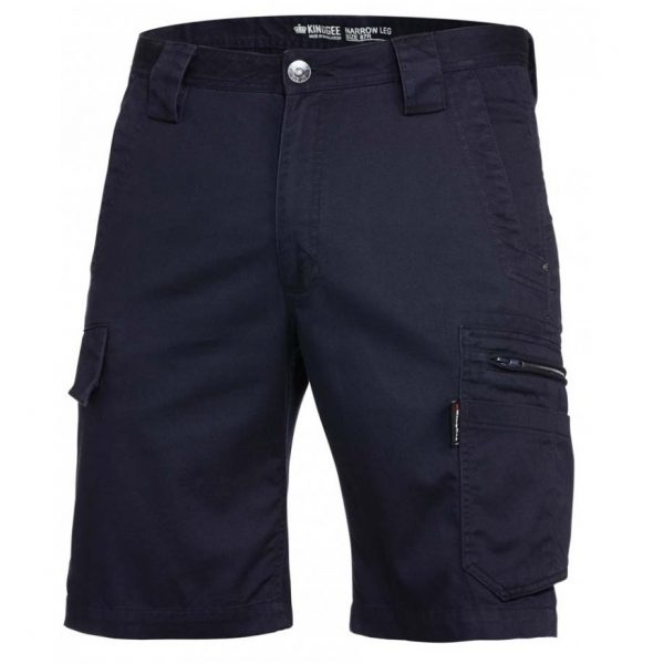 cheap work boots kinggee tradies slim fit shorts K17340_OILED NAVY