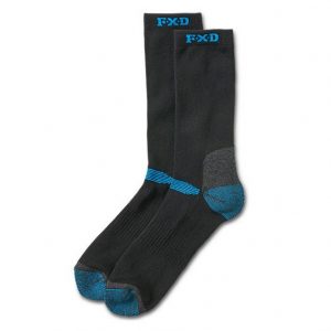FXD SK-2 4-Pack Long Black/Multi Work Socks