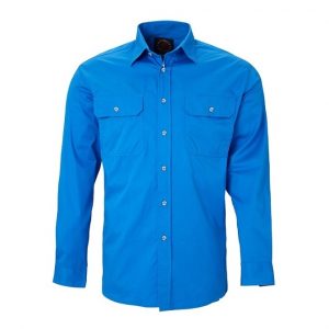 Pilbara RM500BT Original Mens Open Front Long S/Shirt