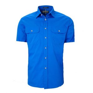 Pilbara RM500BTS Original Mens Open Front Short Sleeve Shirt