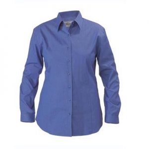 Bisley BL6646 Womens Cross Dyed L/Sleeve Shirt