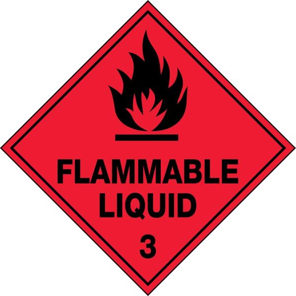 HLTM103M 270x270mm Flammable Liquid 3