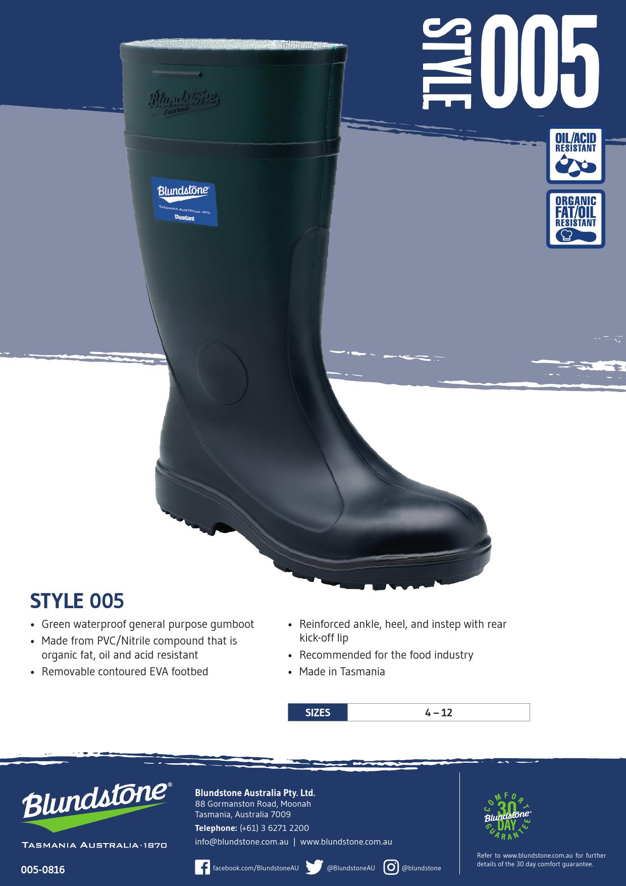 blundstone gumboots near me