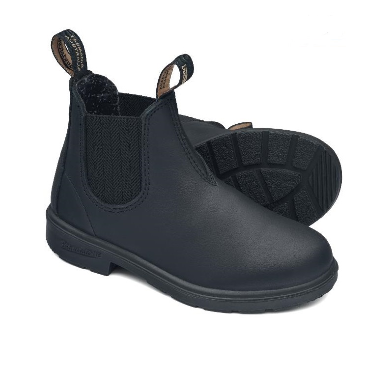 Blundstone 631 Black Kids Slip On Boots 