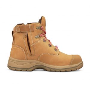 Oliver 49-432Z Ladies Wheat Zip Side Safety Boot