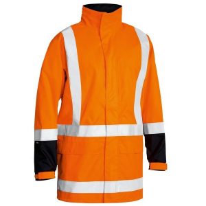 Bisley BJ6967T TTMC-W Taped HiVis Rain Shell Jacket