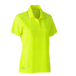 Bisley BKL1425 Women's Cool Mesh Polo with Reflective Piping