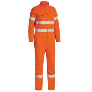 Bisley BC8085T Tencate Tecasafe® Plus 700 Taped HiVis Engineered FR Vented Coverall