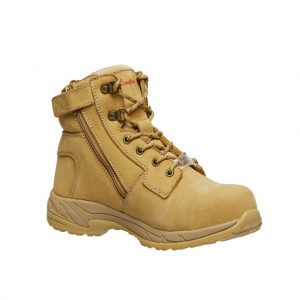 KingGee K27380 Tradie Ladies Wheat Side Zip Composite Safety Boot
