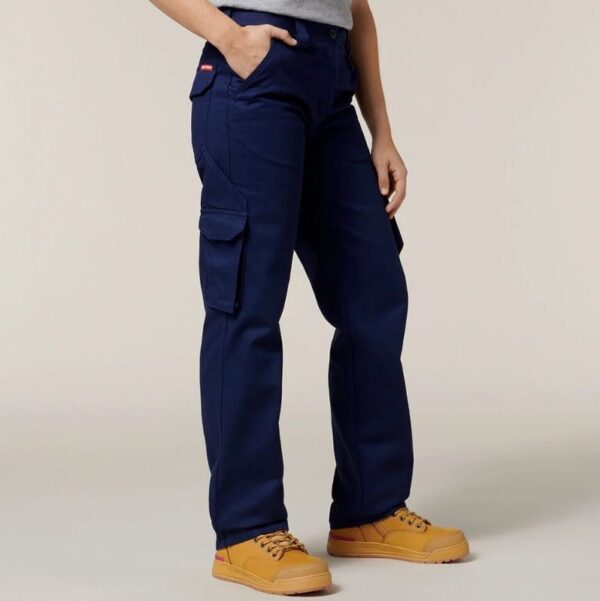 Hard Yakka Y08850 Womens Foundations Drill Cargo Pant - Image 2