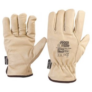 PRO CHOICE PGL41TL RIGGAMATE® LINED GLOVE - PIG GRAIN LEATHER LARGE