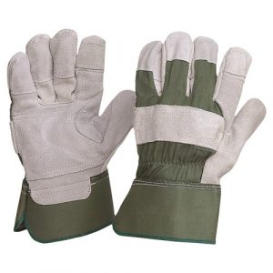 Pro Choice R99KG Green Cotton/Leather Glove -Large
