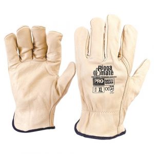 Pro Choice CGL41B Riggamate Beige Premium Cowgrain Gloves