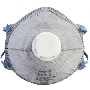 Maxisafe RES515 P2CV Conical Respirator with Active Carbon - Box of 10