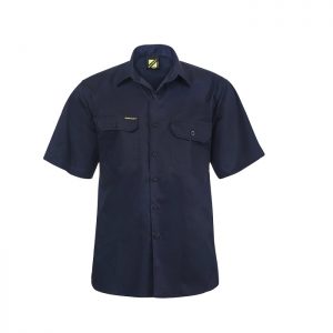 Workcraft WS4012 Lightweight Short Sleeve Vented Cotton Drill Shirt