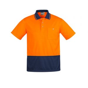 Syzmik ZH415 Mens Comfort Back S/S Polo