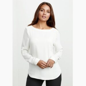 Biz Collection S828LL Womens Madison Boatneck Top