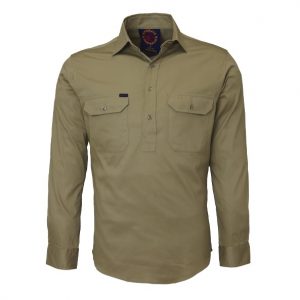 Ritemate RM100CF Closed Front L/S Shirt