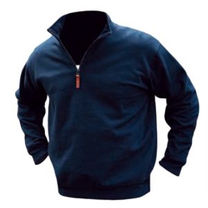 Pilbara RMPC045 Mens Classic Zipper C/F Fleece Pullover