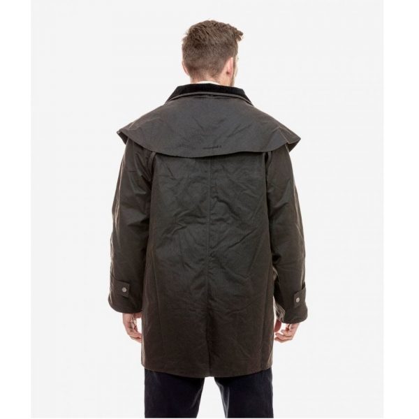 Swanndri SW194024M Baxter Oilskin Short Coat - Image 2