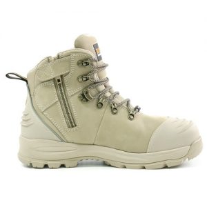BISON XTLZST ANKLE LACE UP W/ ZIP SAFETY BOOTS