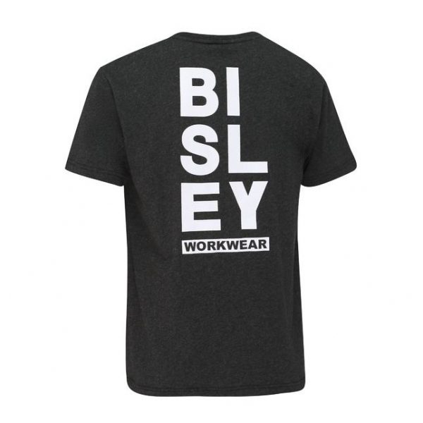 Bisley BKT091 Cotton Vertical Logo Tee - Image 4