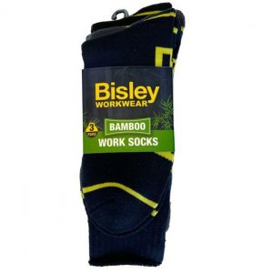 BISLEY BSX7020 BAMBOO WORK SOCKS (3X PACK)
