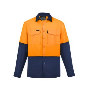 Syzmik ZW468 Mens HiVis Outdoor Long Sleeve Shirt