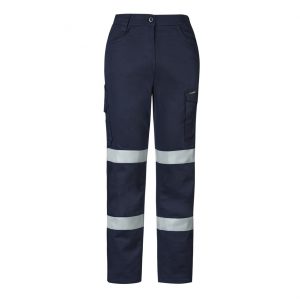 SYZMIK ZP733 WOMENS ESSENTIAL STRETCH TAPED CARGO PANTS